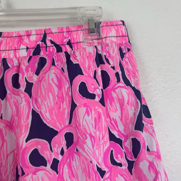Lilly Pulitzer Flamingo Print Athletic Shorts - Picture 8 of 11